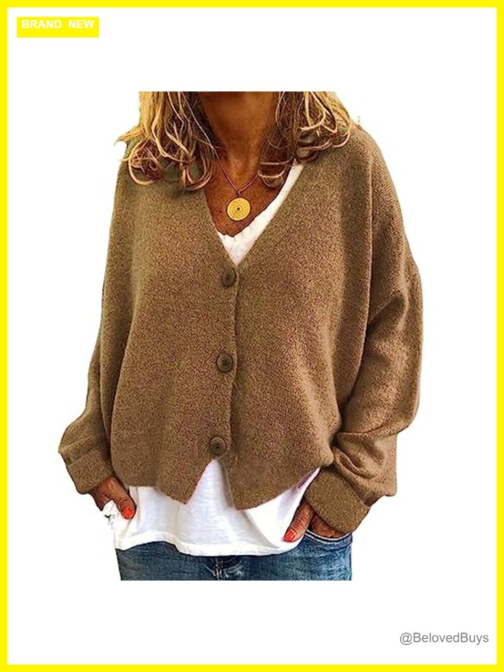 Vintage Preppy Cable Knit Cardigan Crop Sweater Loose Fit